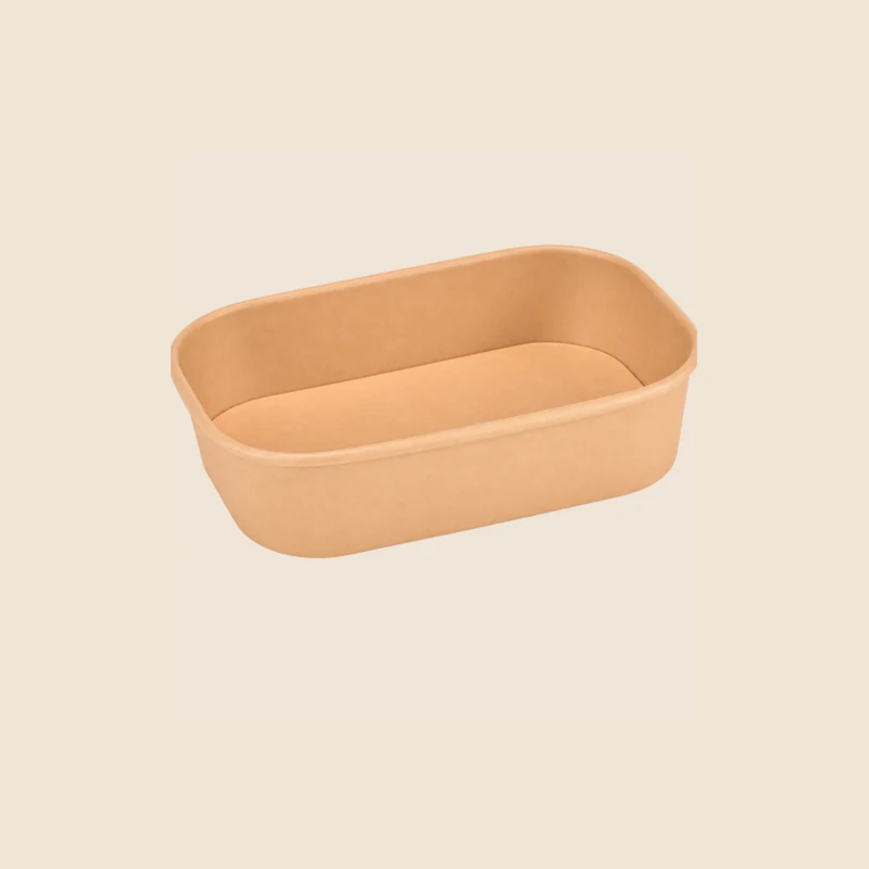 KAMI catalog product image for rectangular kraft bowl