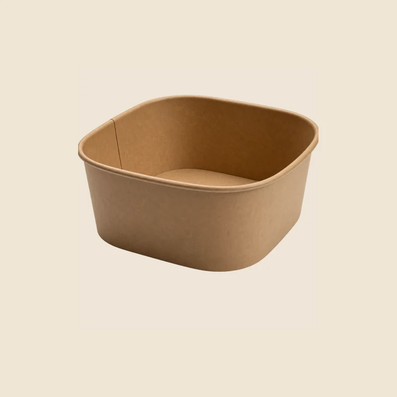 KAMI catalog product image for square kraft bowl